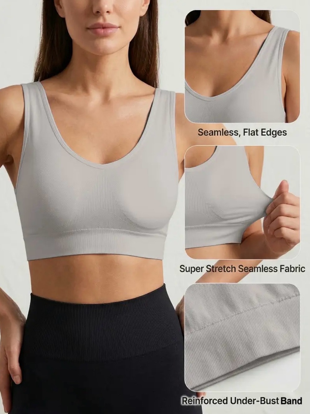 Bali No Wire Stretchy White Bra